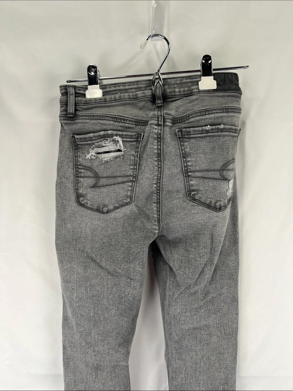 American Eagle - Women’s Jeans - Distressed -4Super High Rise Jegging - RN 54485